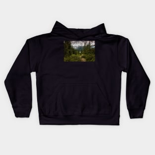 Heavy Skies Over Herbert Lake Kids Hoodie